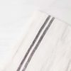 Charvet Editions Tea Towel Country Bleached With Black Stripe