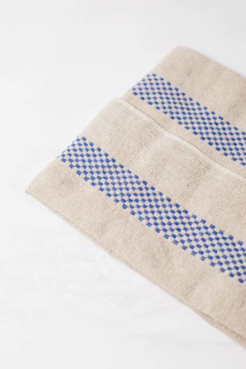 Charvet Editions Tea Towel Lustucru Blue