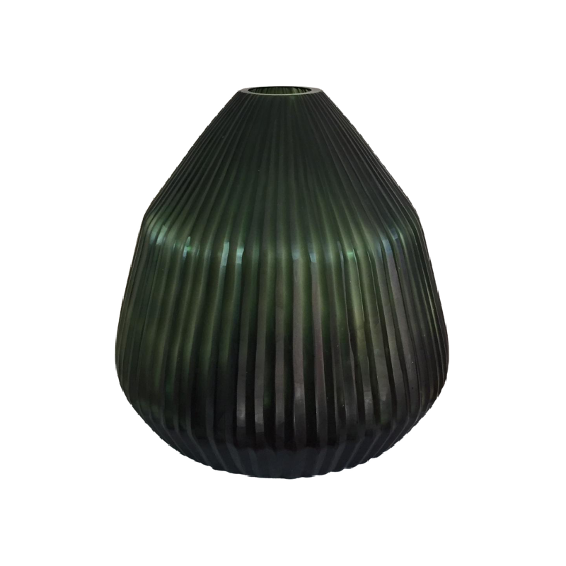 Bh Conical Vase Small Leaf